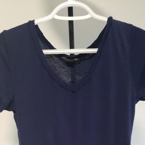 Blue short sleeved shirt